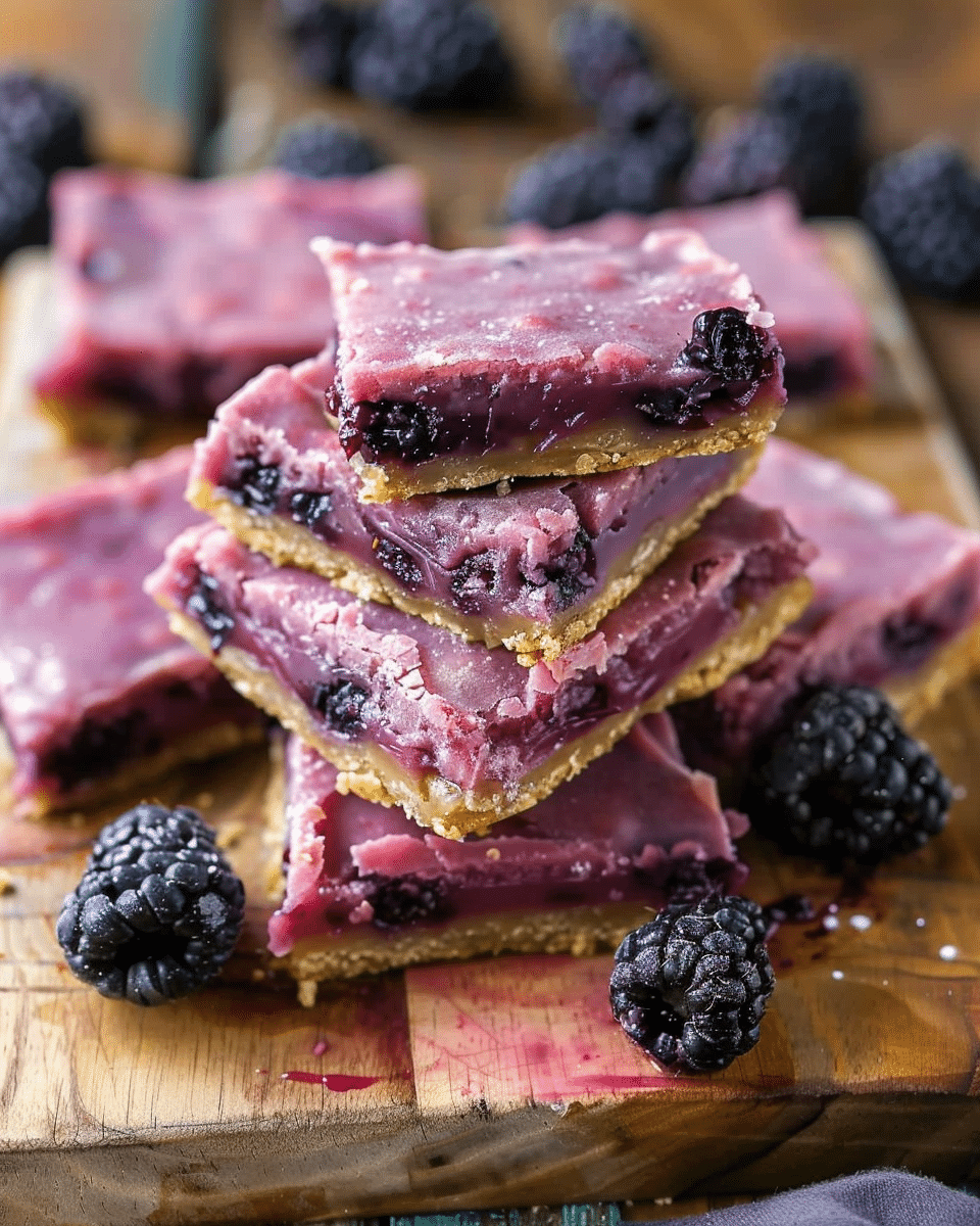 Paleo Blackberry Pop Tart Bars