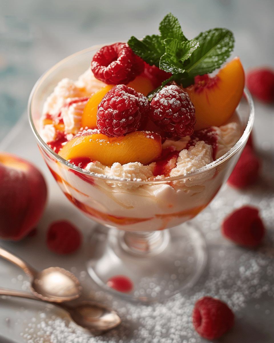 Peach Melba