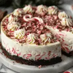 Peppermint Candy Cane Cheesecake