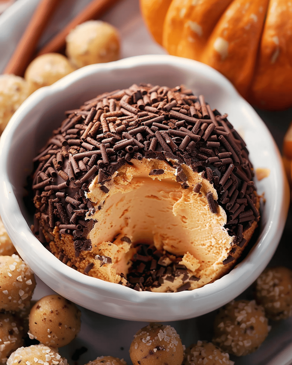Pumpkin Cheesecake Ball