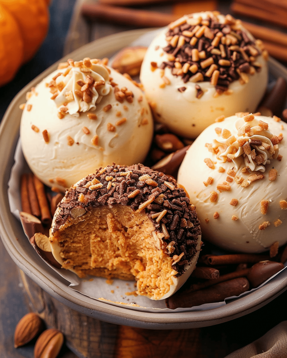Pumpkin Cheesecake Ball