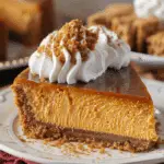 Pumpkin Cheesecake Gingersnap Crust
