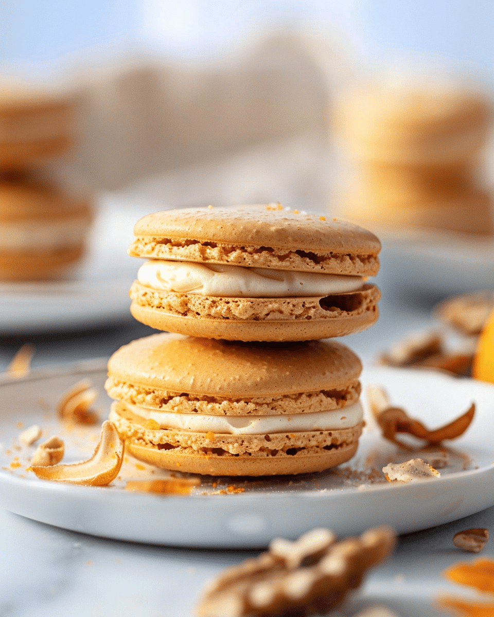 The Best Pumpkin Pie Macarons