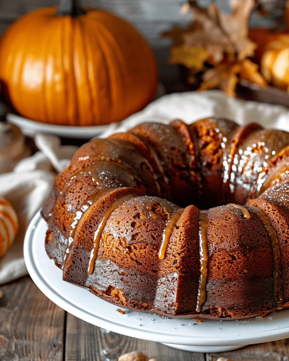 Pumpkin Rum Cake