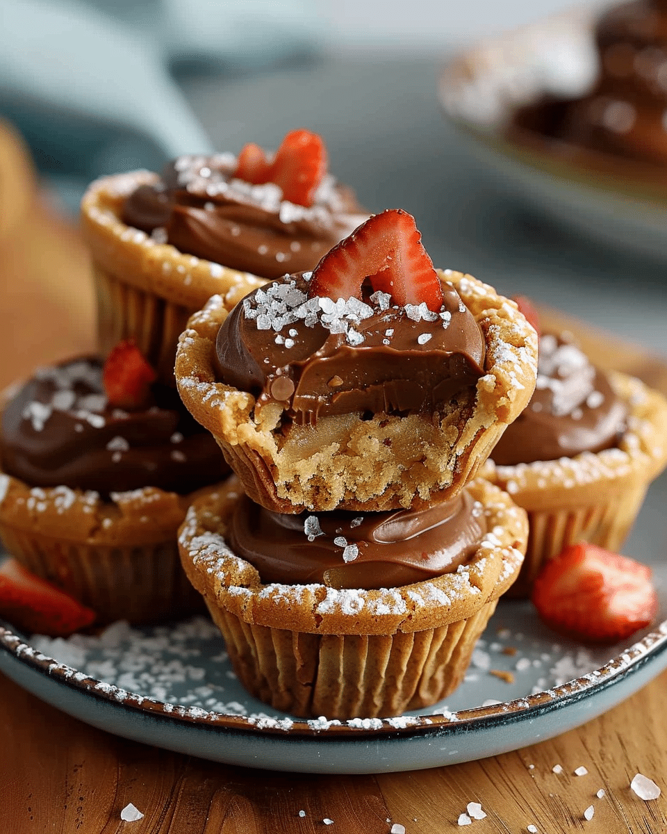 Sea Salted Millionaire’s Cookie Cups