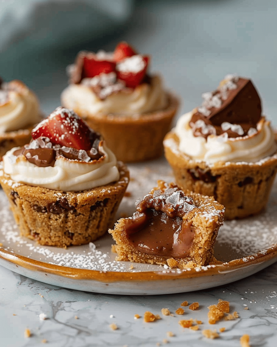 Sea Salted Millionaire’s Cookie Cups
