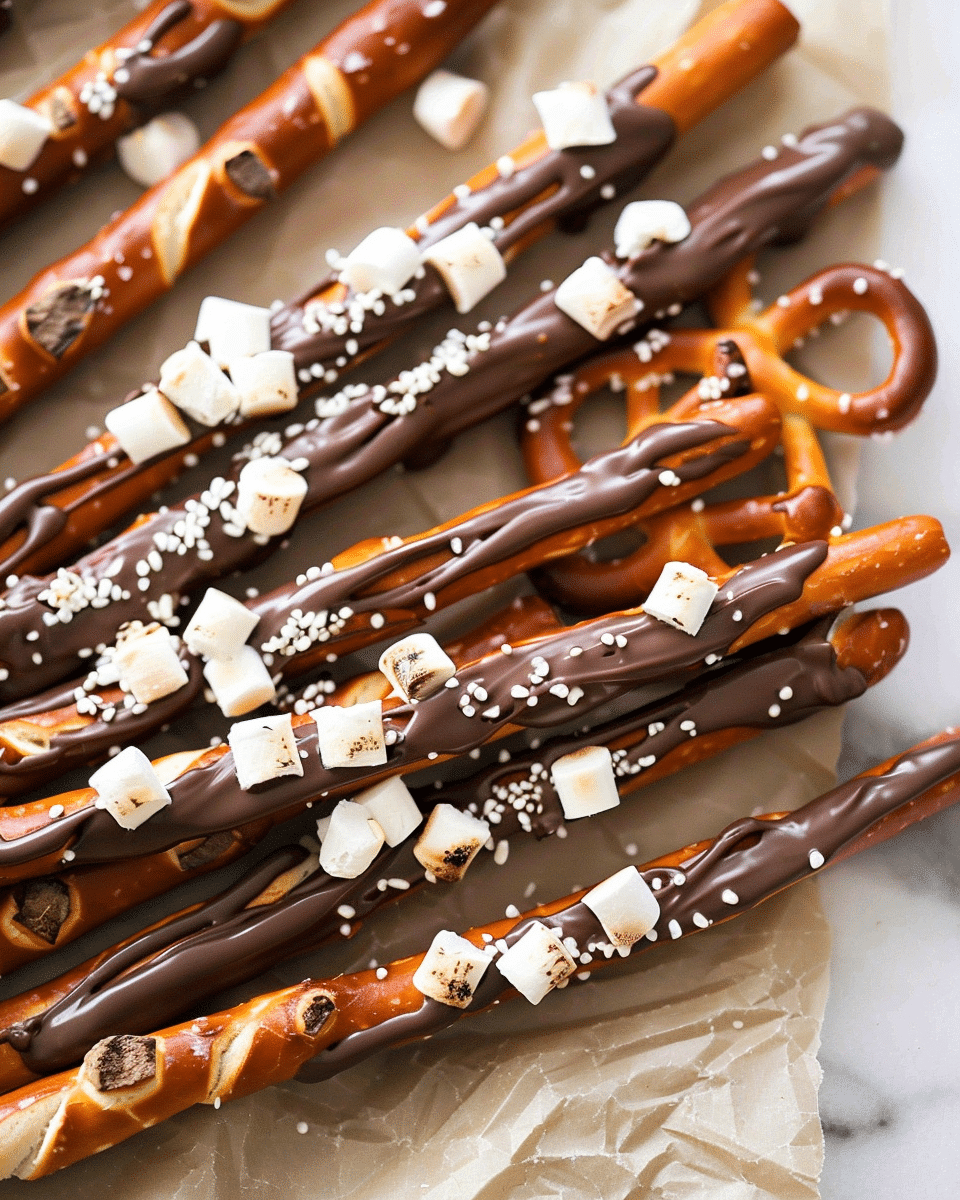 S’mores Pretzel Rods
