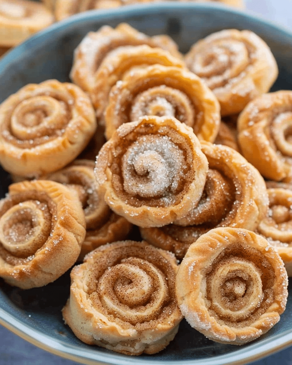 Sugar Cinnamon Pie Crust Pinwheel Cookies