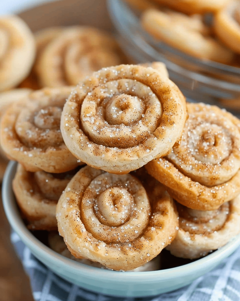 Sugar Cinnamon Pie Crust Pinwheel Cookies