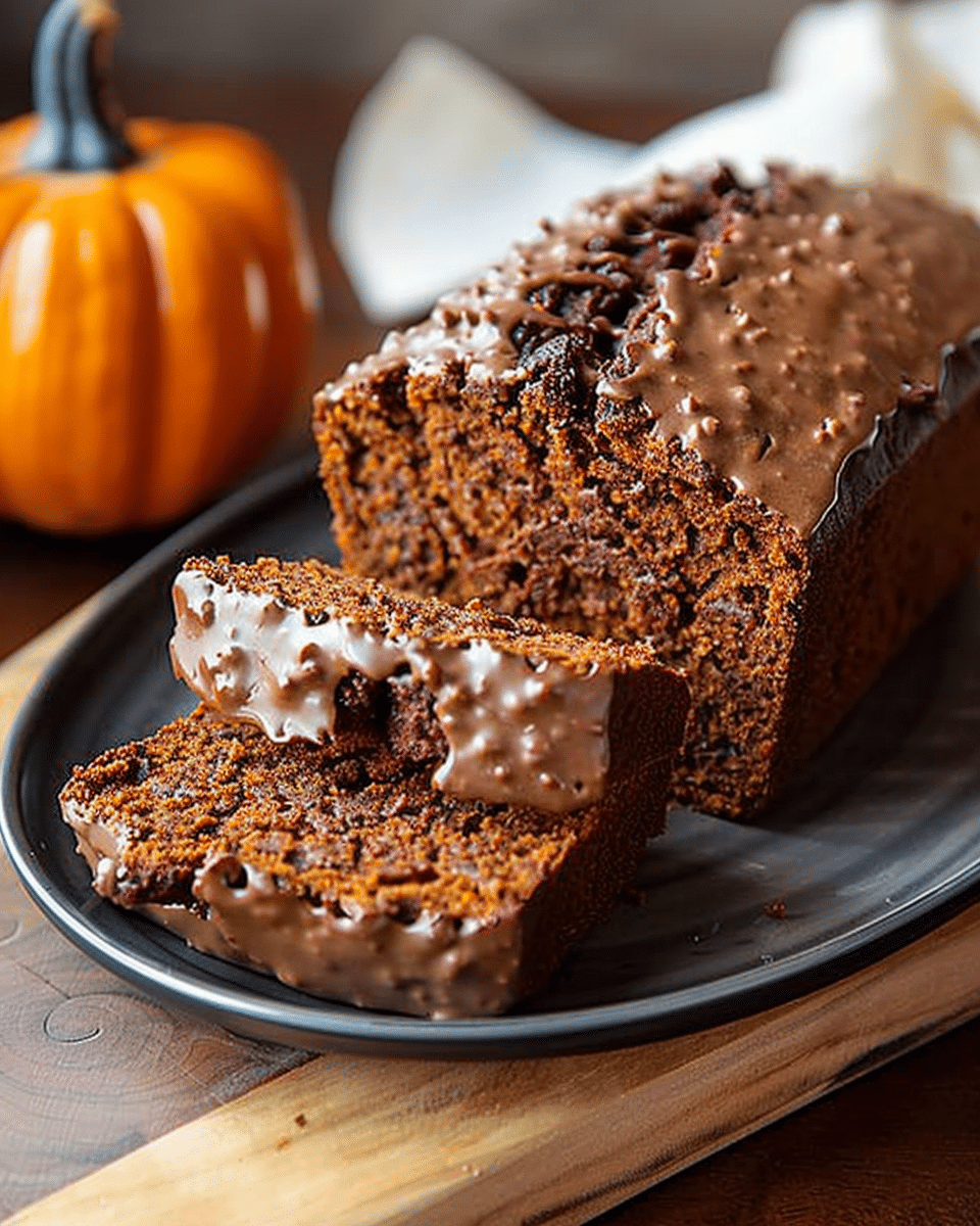 Super Moist Chocolate Pumpkin Bread