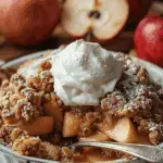 Sweet Apple Crisp with Oat Topping