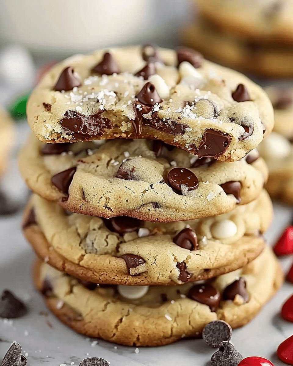 Winter Wonderland Chocolate Chip Cookies
