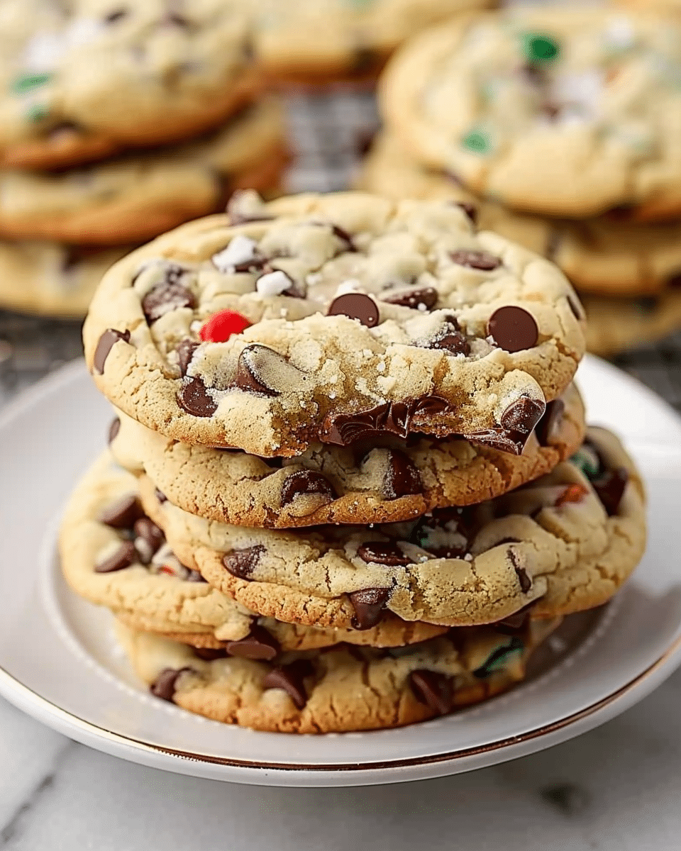 Winter Wonderland Chocolate Chip Cookies