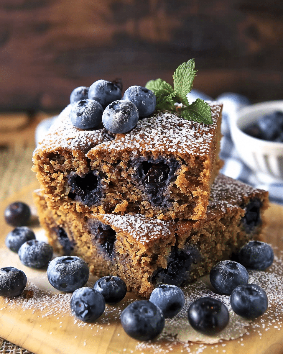 Blueberry Gingerbread