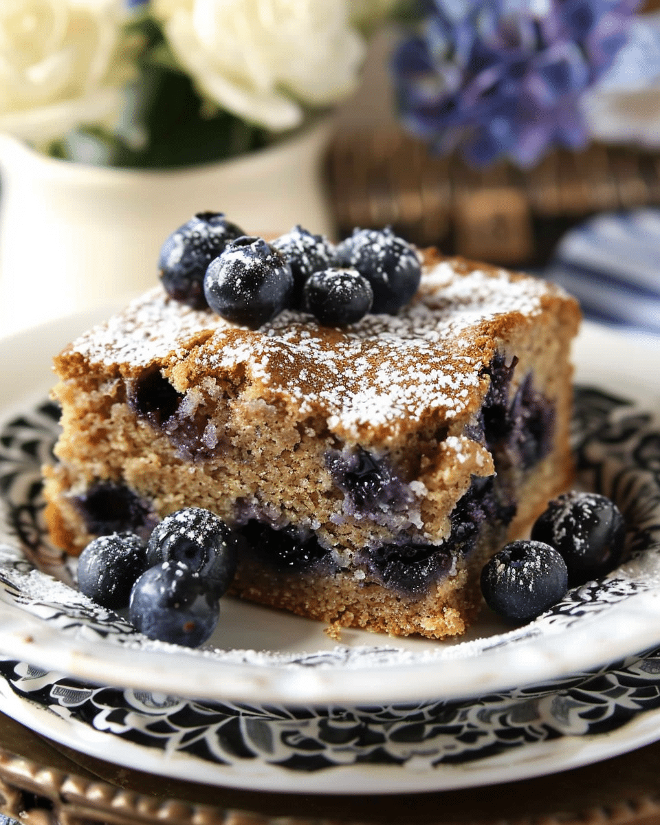 Blueberry Gingerbread