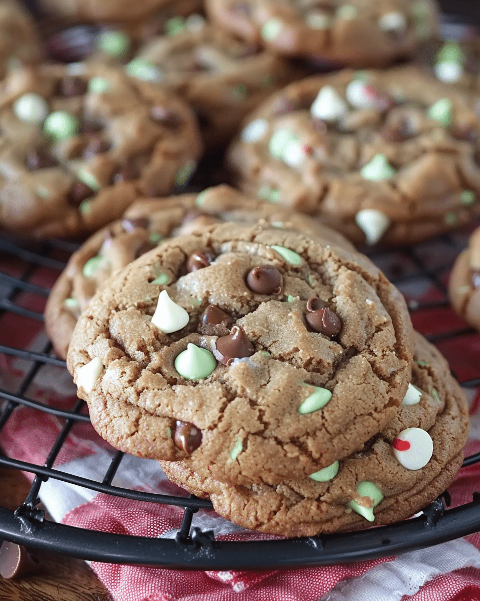 Chocolate Chip Peppermint Cookies