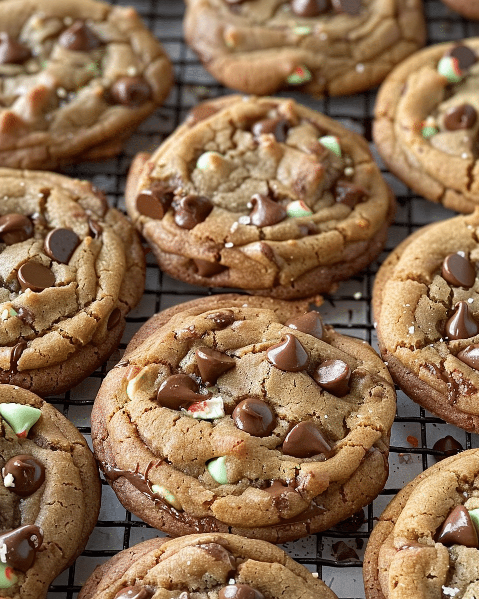 Chocolate Chip Peppermint Cookies