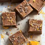 Chocolate Orange Fudge {Just 2 Ingredients!}