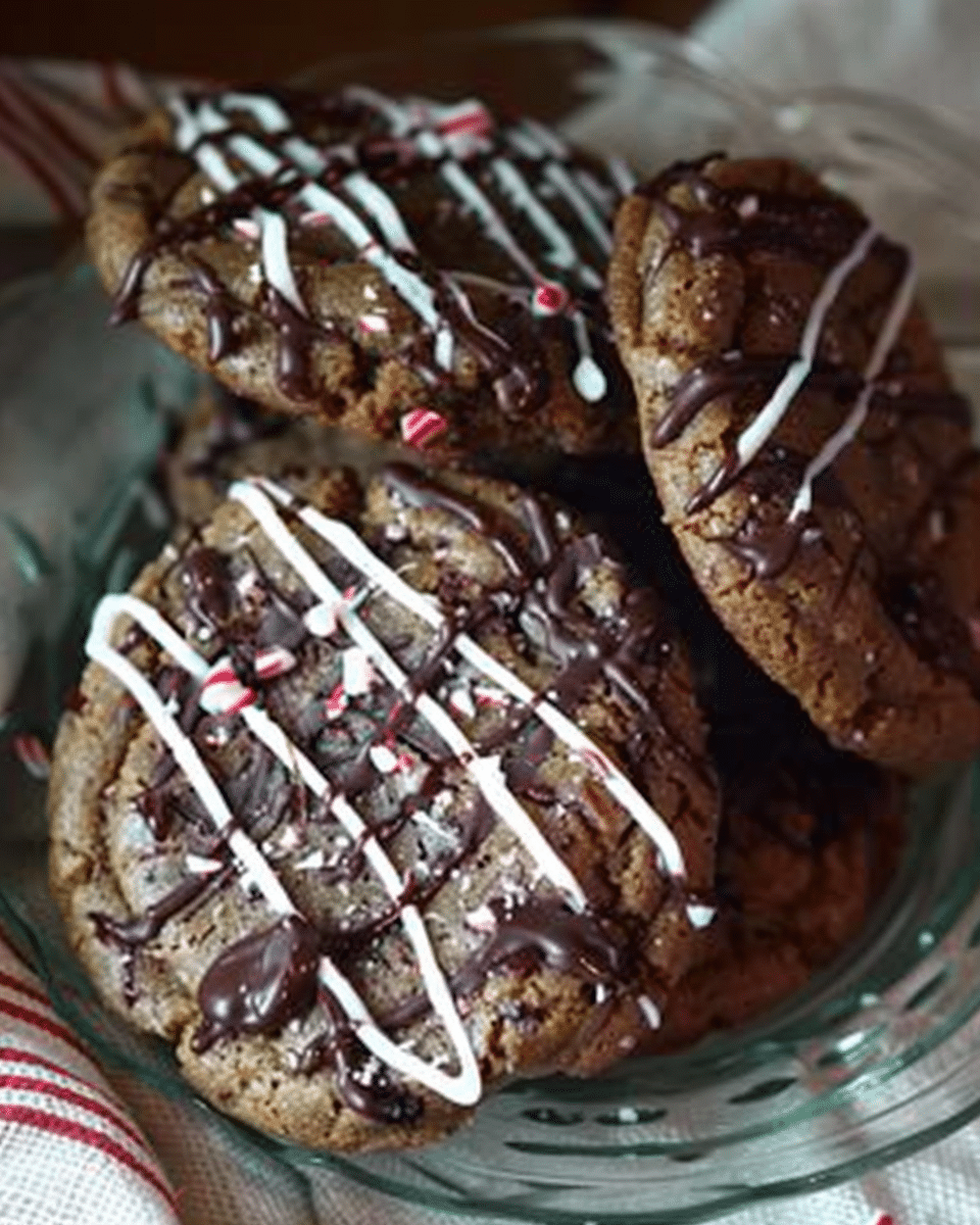 Chocolate-Peppermint Delight Cookies