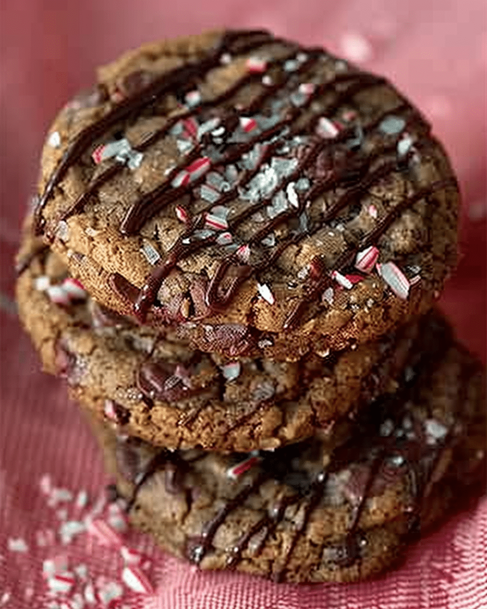 Chocolate-Peppermint Delight Cookies