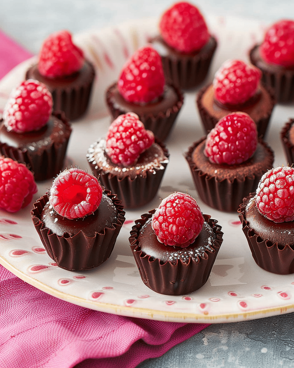 Double Chocolate Raspberry Bites