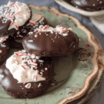 French Peppermint Cookies with Chocolate Ganache