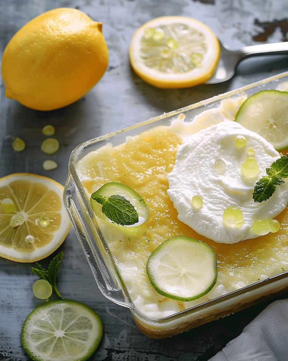 Gin and Tonic Pudding