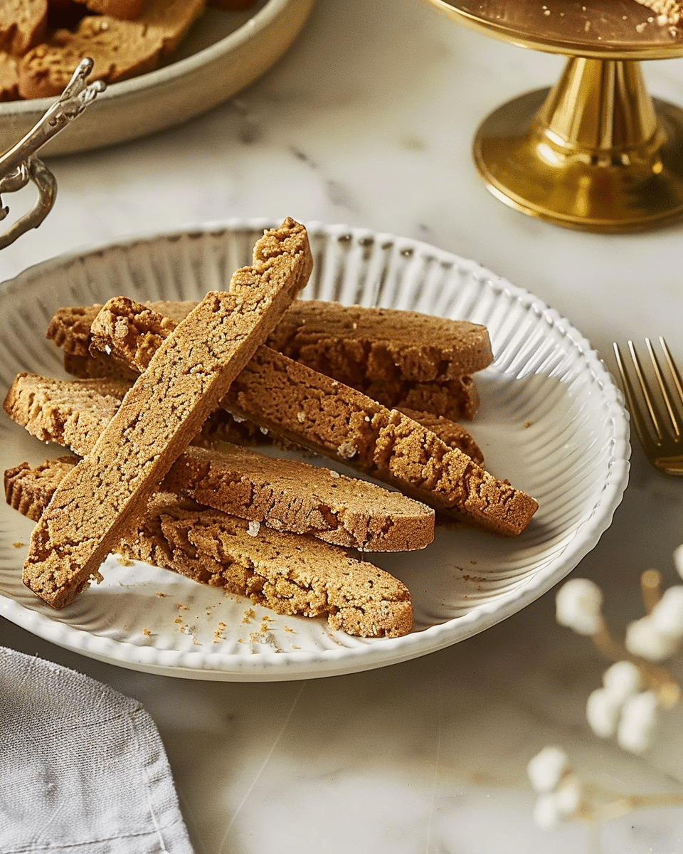 Gingerbread Biscotti