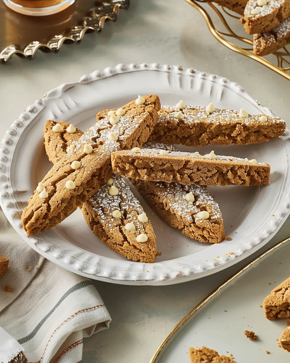 Gingerbread Biscotti