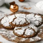 Gingerbread Crinkle Cookies