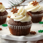 Gingerbread Cupcakes with Cream Cheese Frosting
