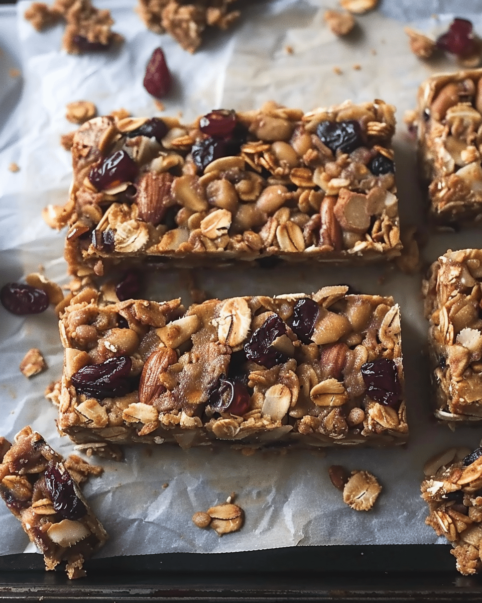 Gingerbread Granola Bars