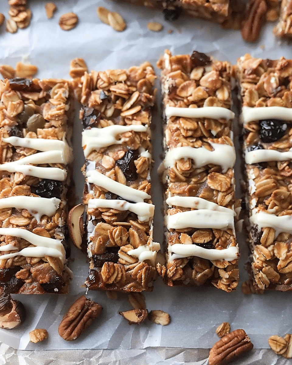 Gingerbread Granola Bars