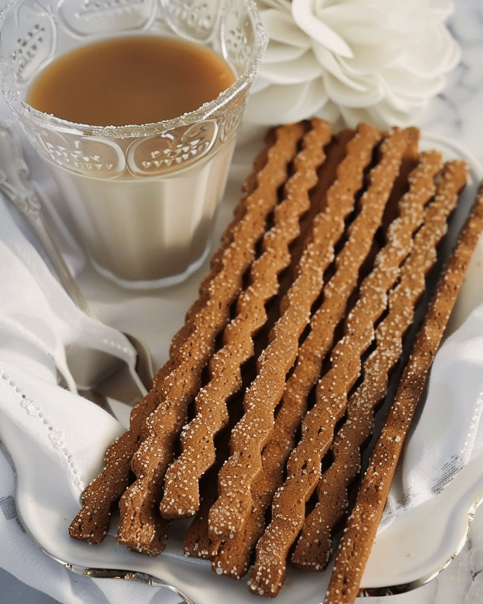 Gingerbread Straws
