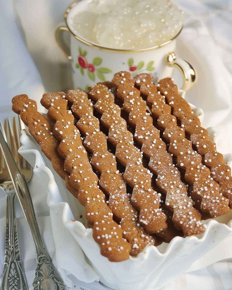 Gingerbread Straws