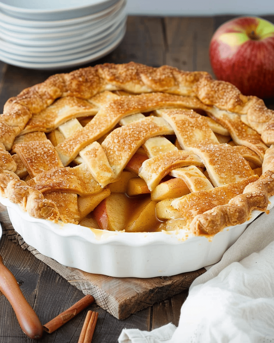 Golden Syrup Apple Pie