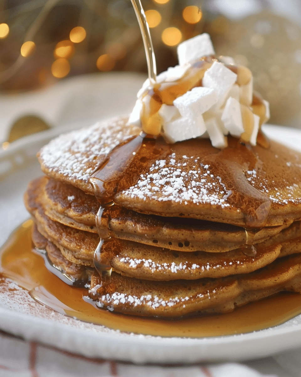Grandma’s Gingerbread Pancakes