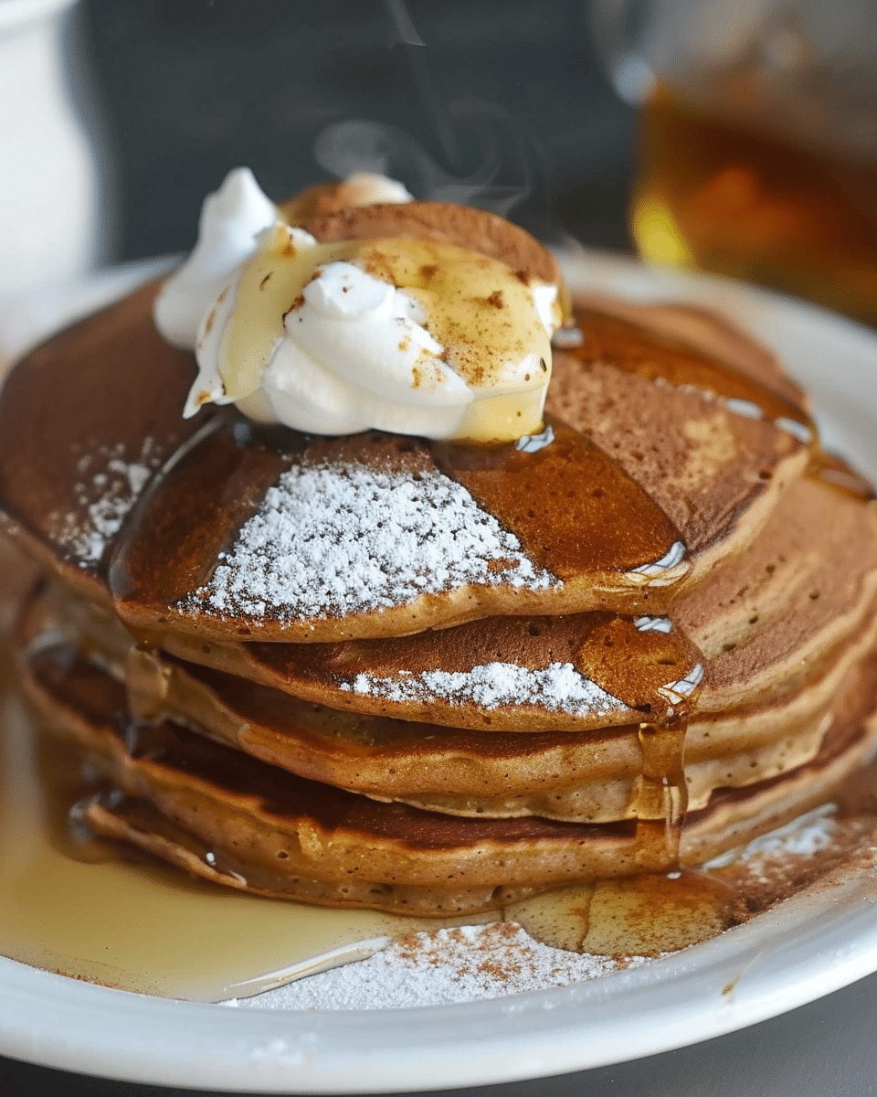 Grandma’s Gingerbread Pancakes