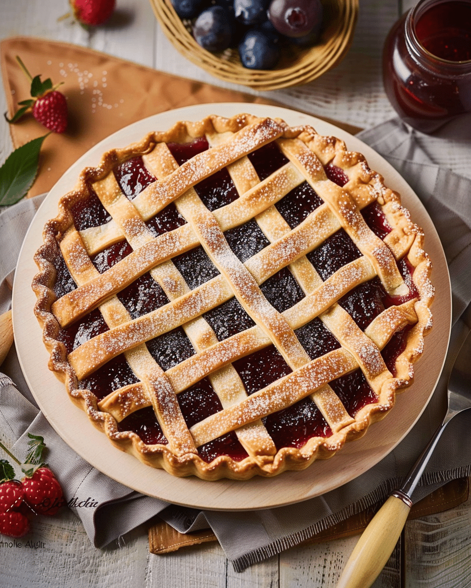 Italian Crostata (Jam Filled Tart)