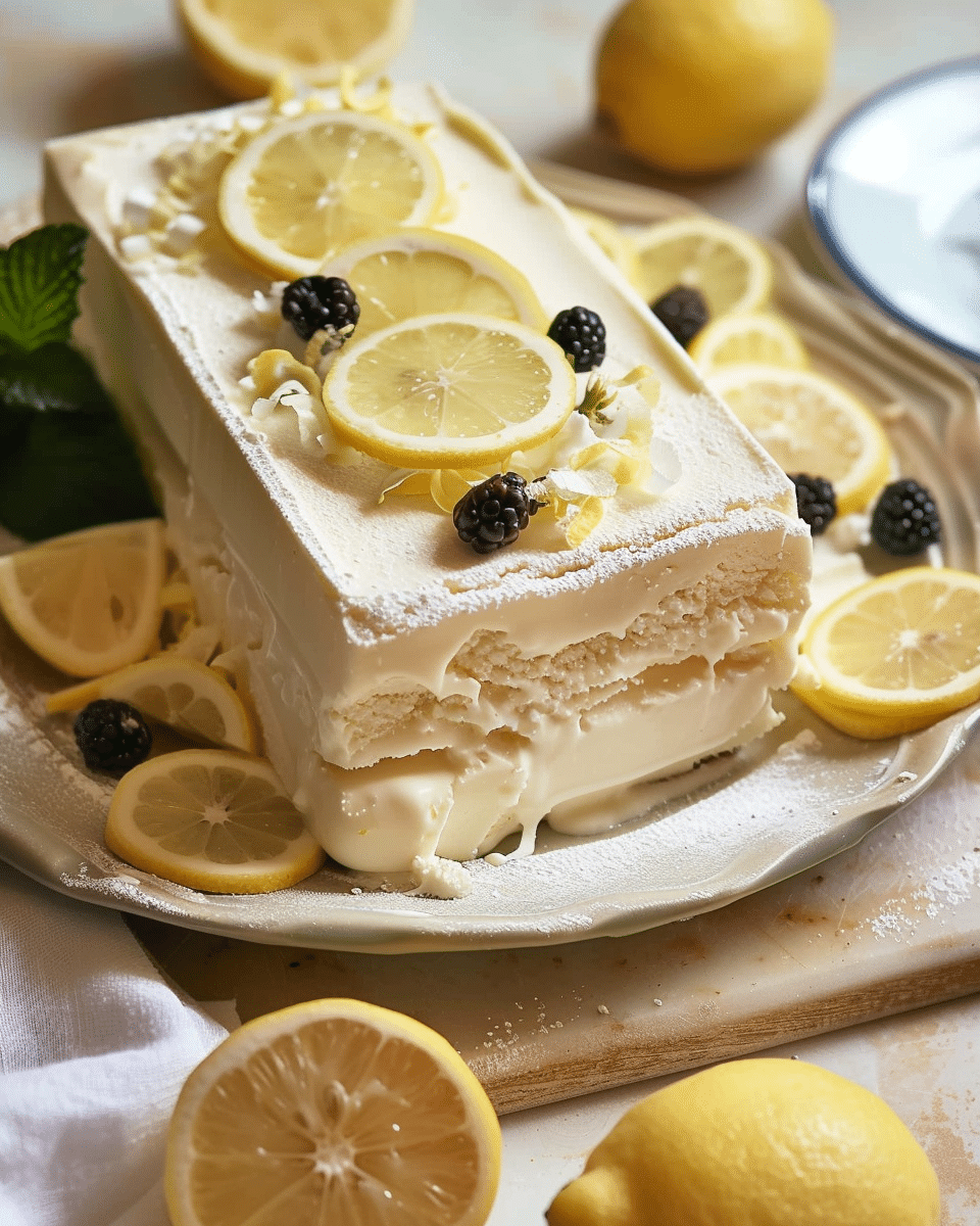 Lemon Semifreddo