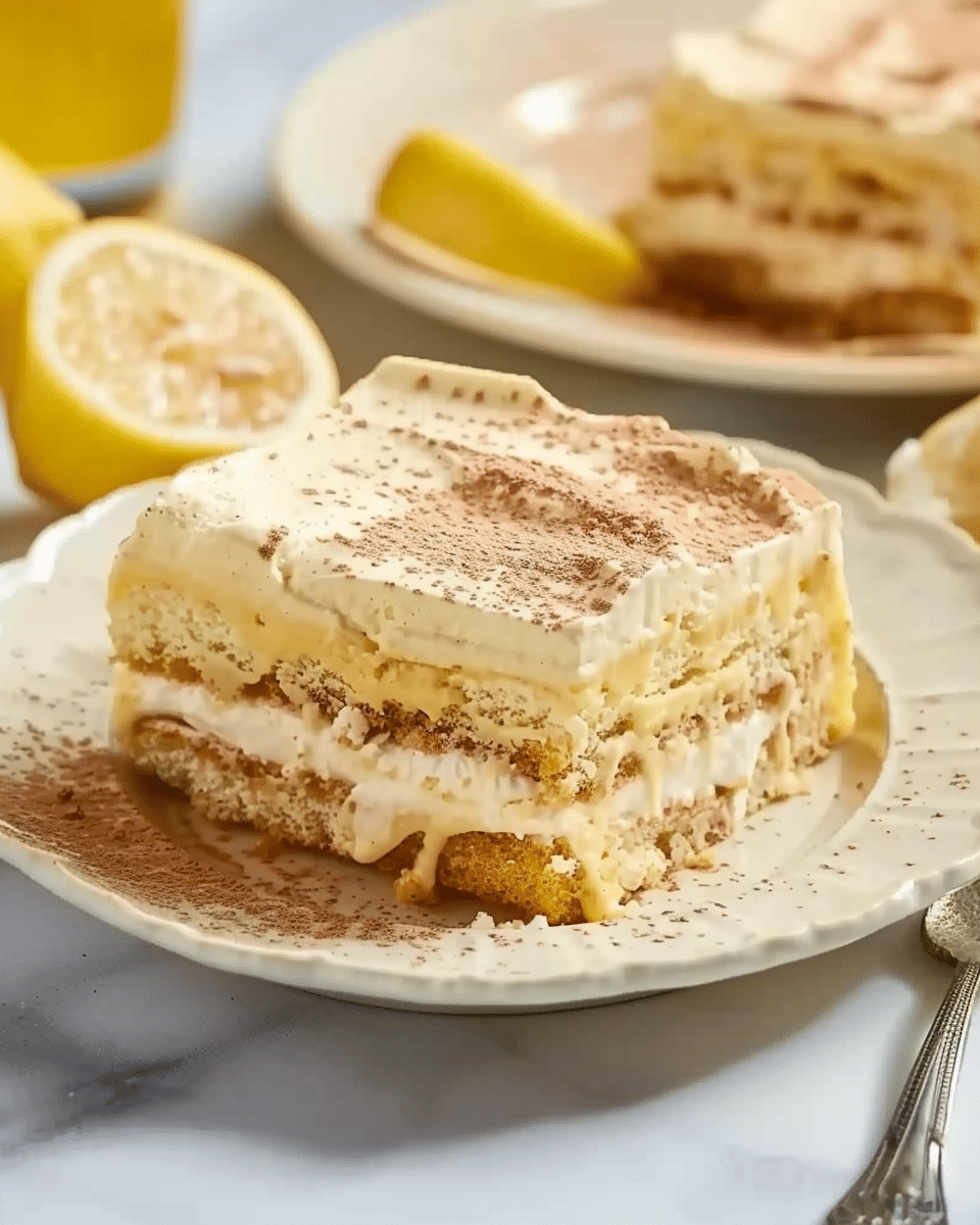 Lemon Tiramisu