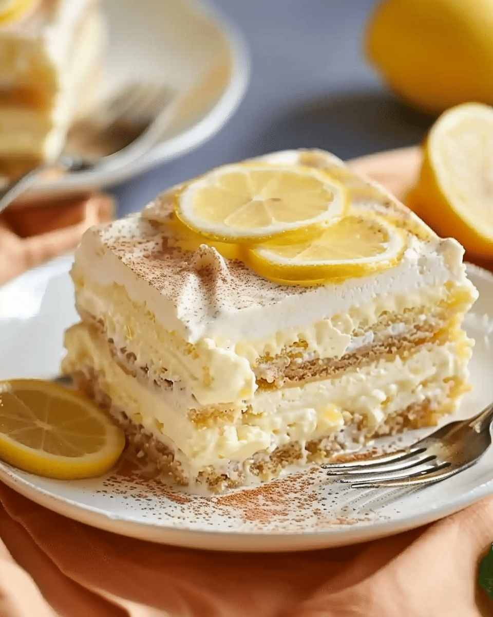 Lemon Tiramisu