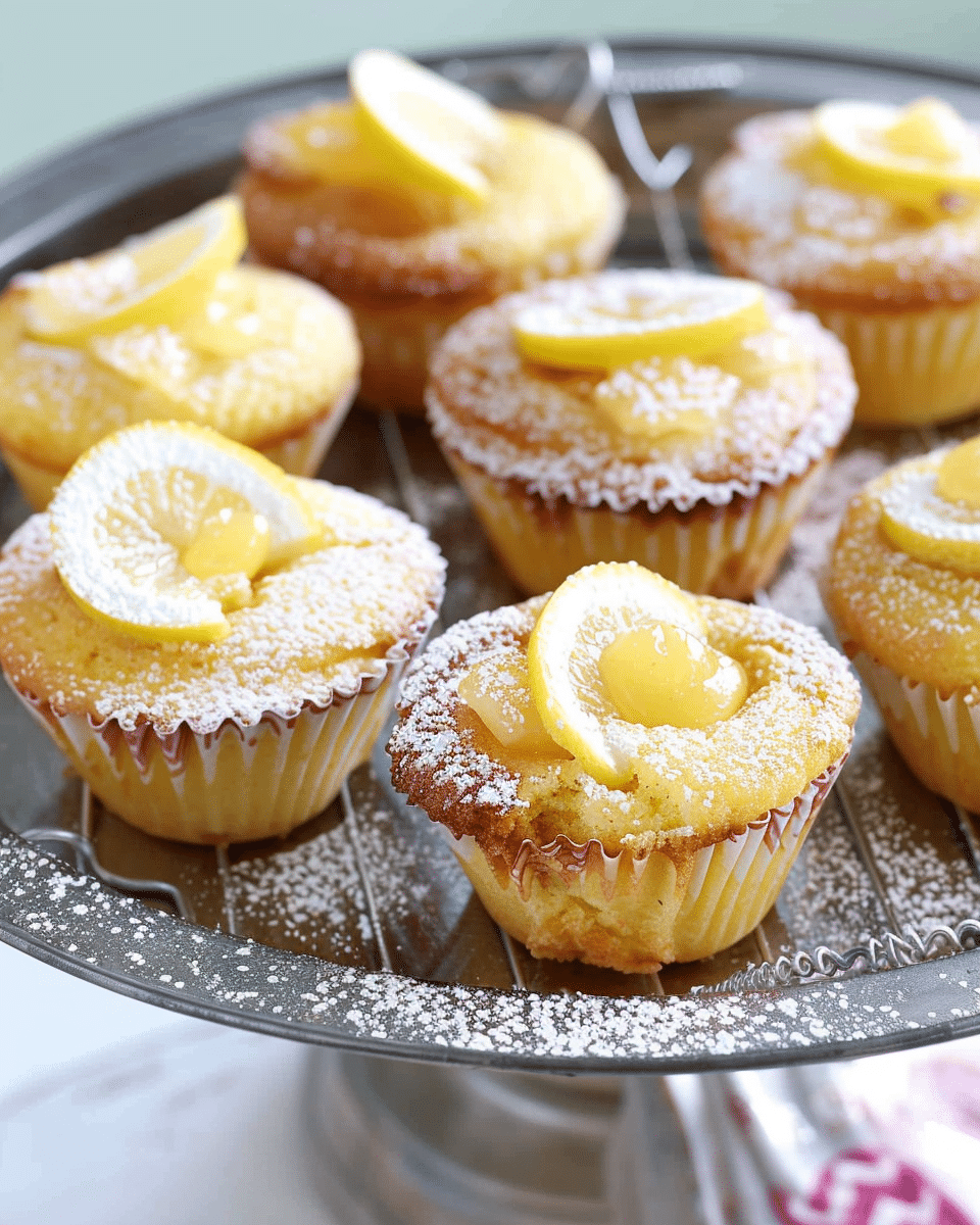 Lemon Curd Fairy Cakes