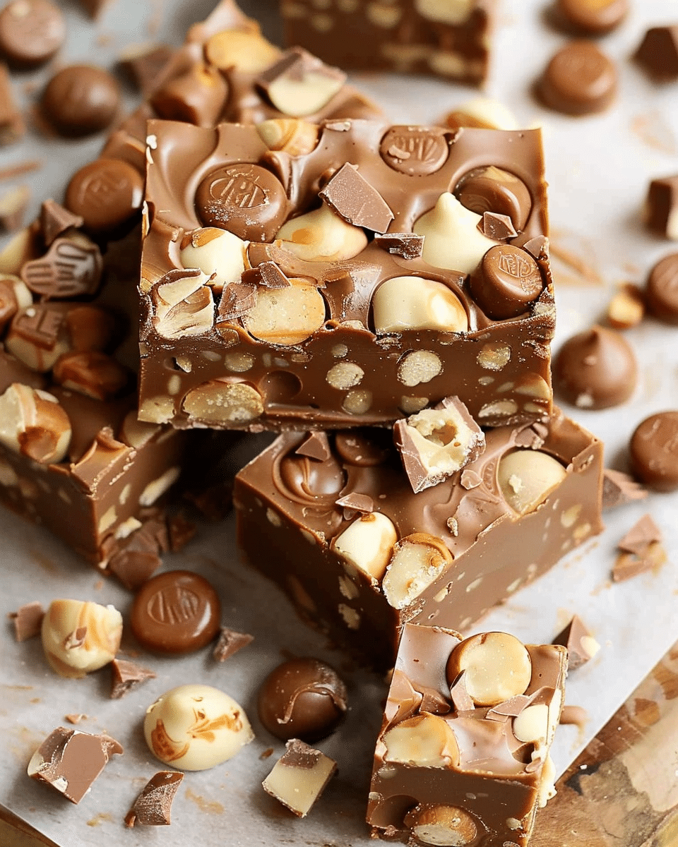 Malteser Fudge {Just 3 Ingredients}