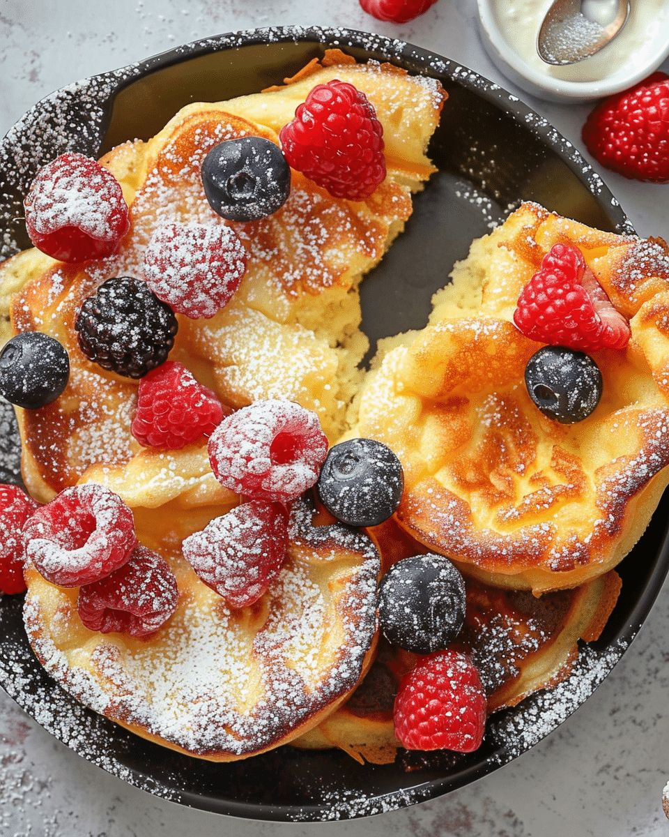 Mini Dutch Baby Pancakes
