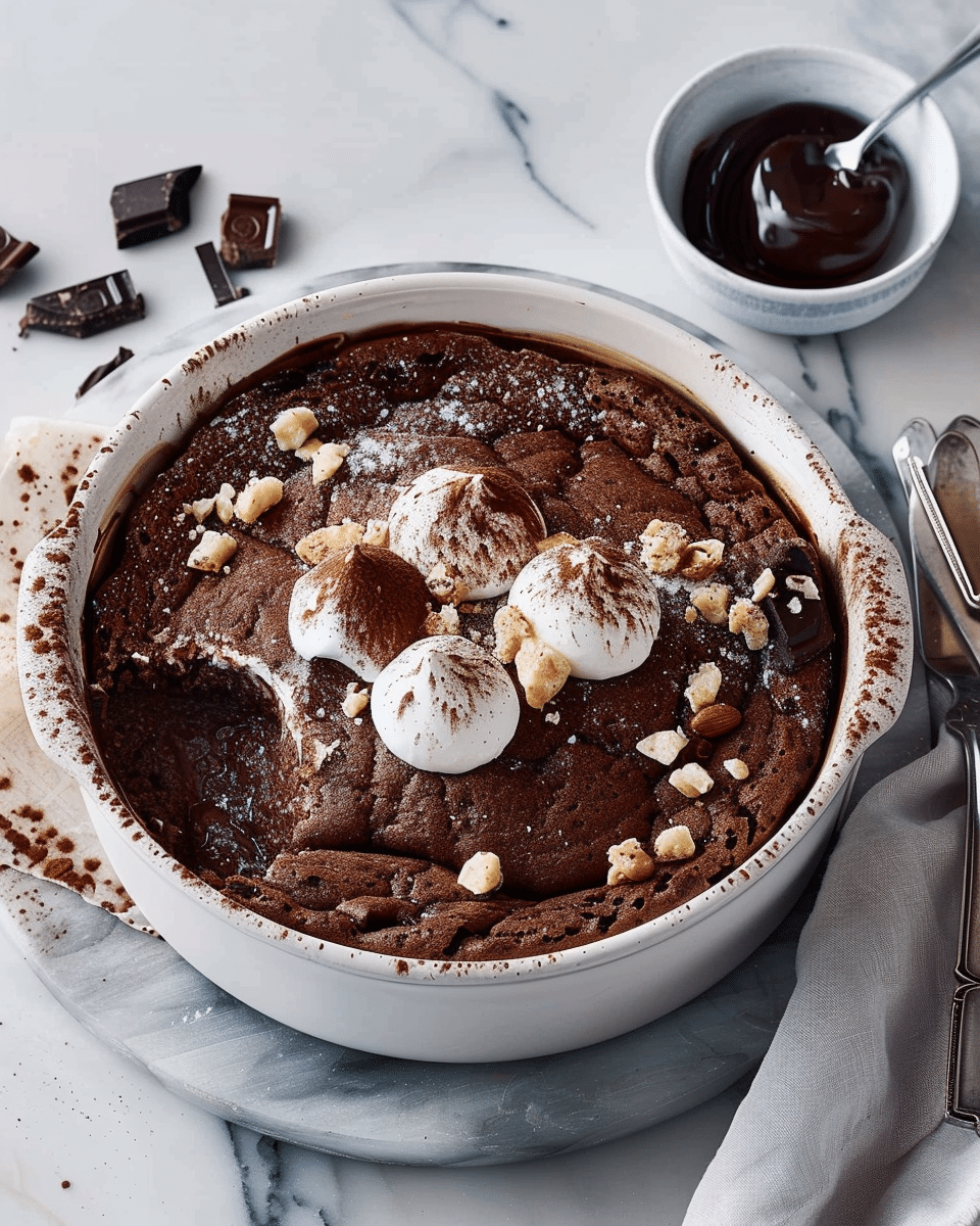 Nutella Self-Saucing Pudding