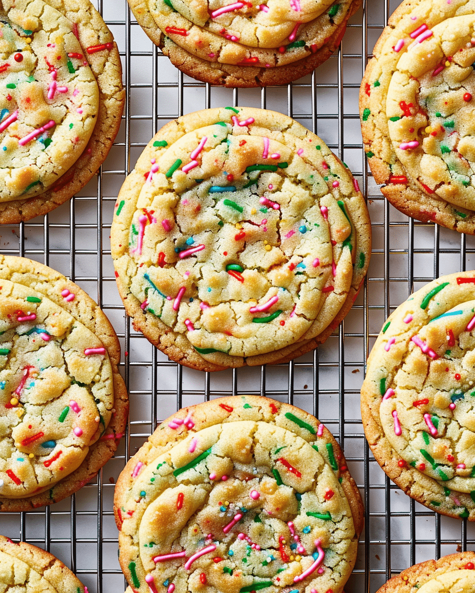 Pan-Banging Confetti Cookies