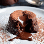 Peanut Butter Chocolate Molten Lava Cake