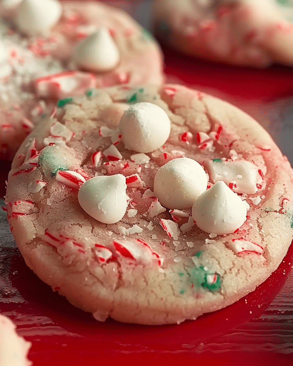 Peppermint Bark Cookies