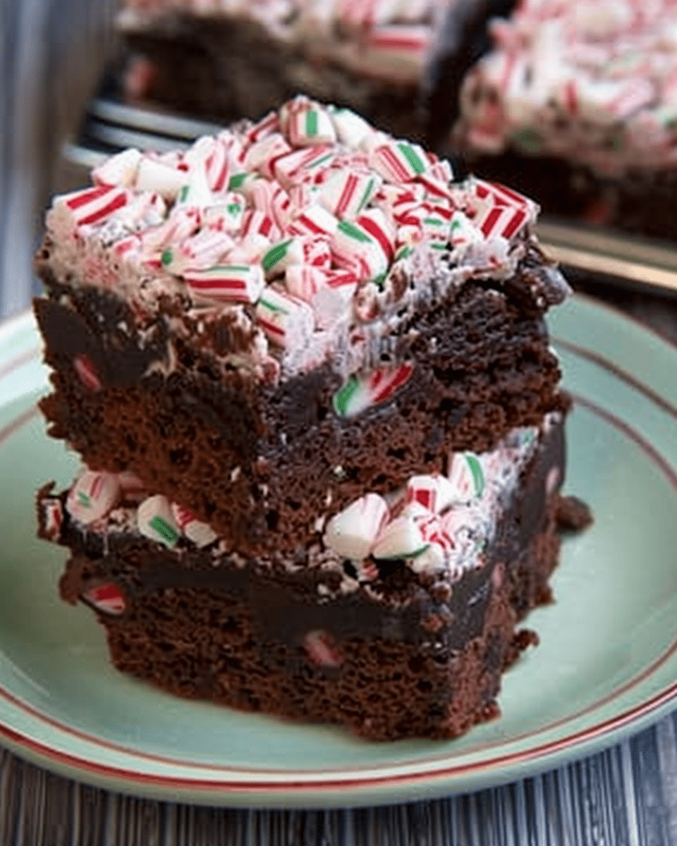 Peppermint Brownies